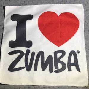 ORIGINAL, Discontinued I ❤️ Zumba sweat rag
